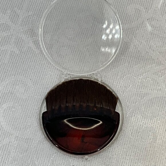 Vintage Compact Hair & Beard Brush Clear Protective Case - Picture 3 of 4